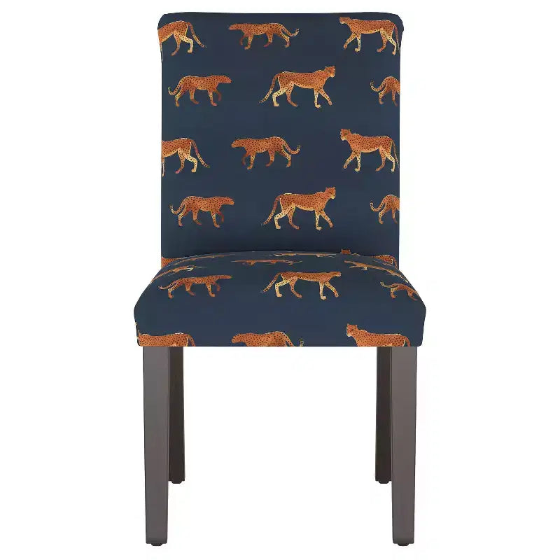 Chaise de salle à manger Skyline Furniture Hendrix avec motif animalier