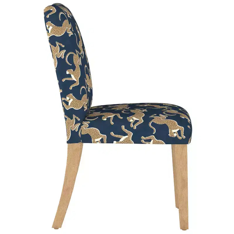 Chaise de salle à manger Skyline Furniture Hendrix avec motif animalier
