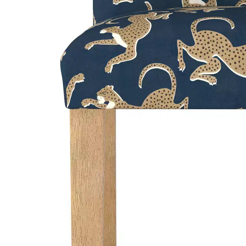 Chaise de salle à manger Skyline Furniture Hendrix avec motif animalier