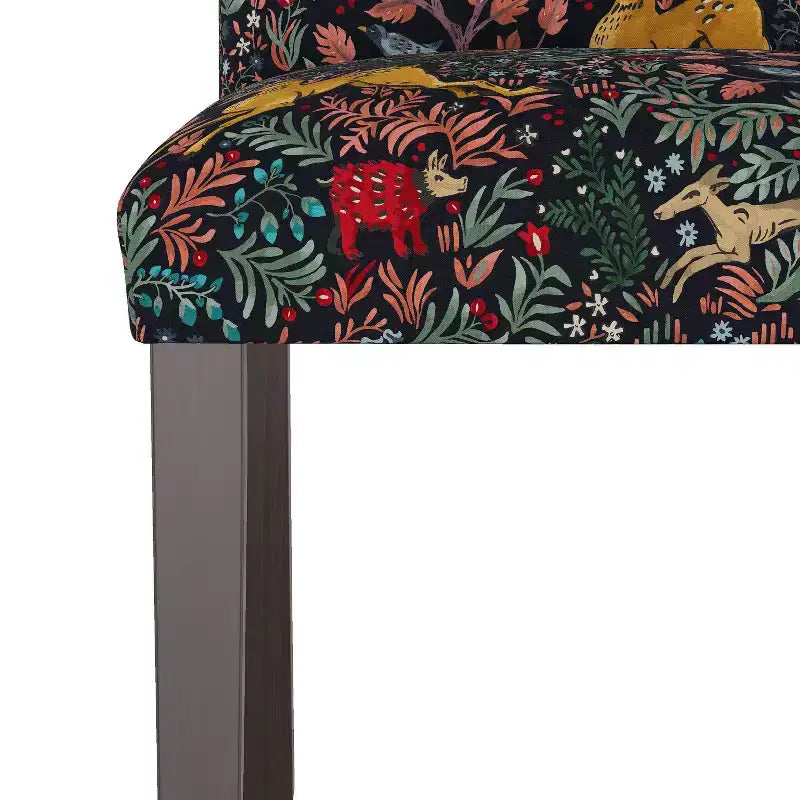 Chaise de salle à manger Skyline Furniture Hendrix avec motif animalier
