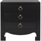 Nero 3 Drawer Nightstand - FOX6274 - Safavieh Couture