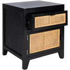 Table de chevet Devon à 1 tiroir et 1 porte - NST4002 - Safavieh