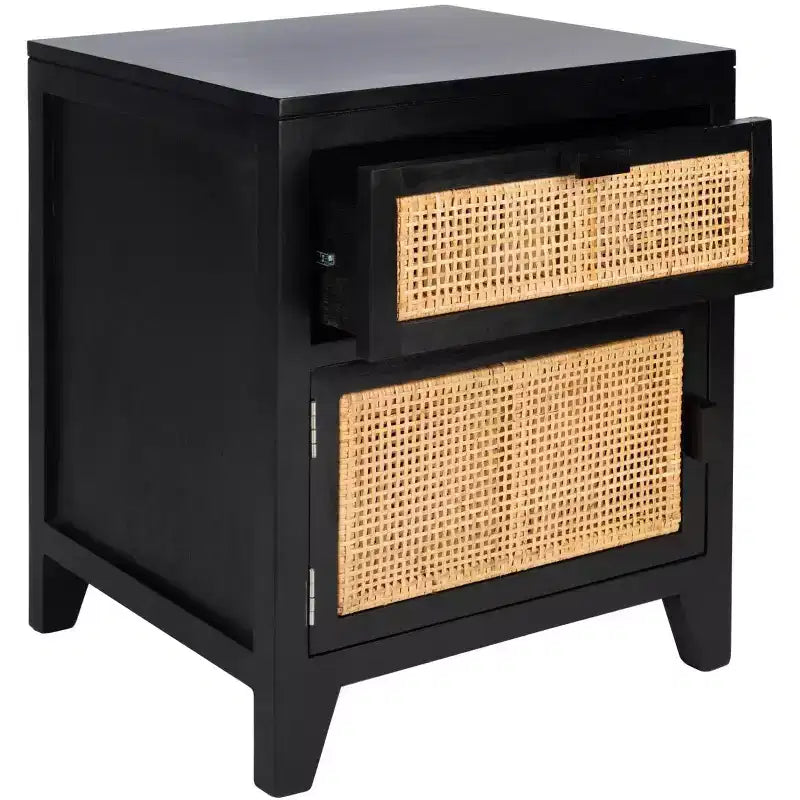 Table de chevet Devon à 1 tiroir et 1 porte - NST4002 - Safavieh