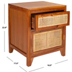 Table de chevet Devon à 1 tiroir et 1 porte - NST4002 - Safavieh