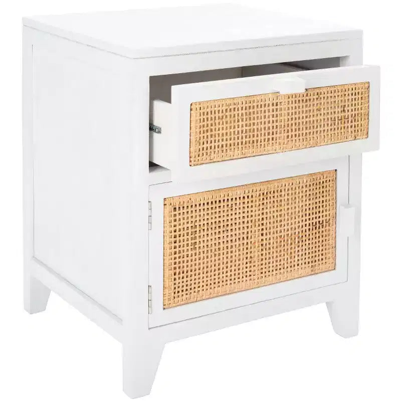 Table de chevet Devon à 1 tiroir et 1 porte - NST4002 - Safavieh