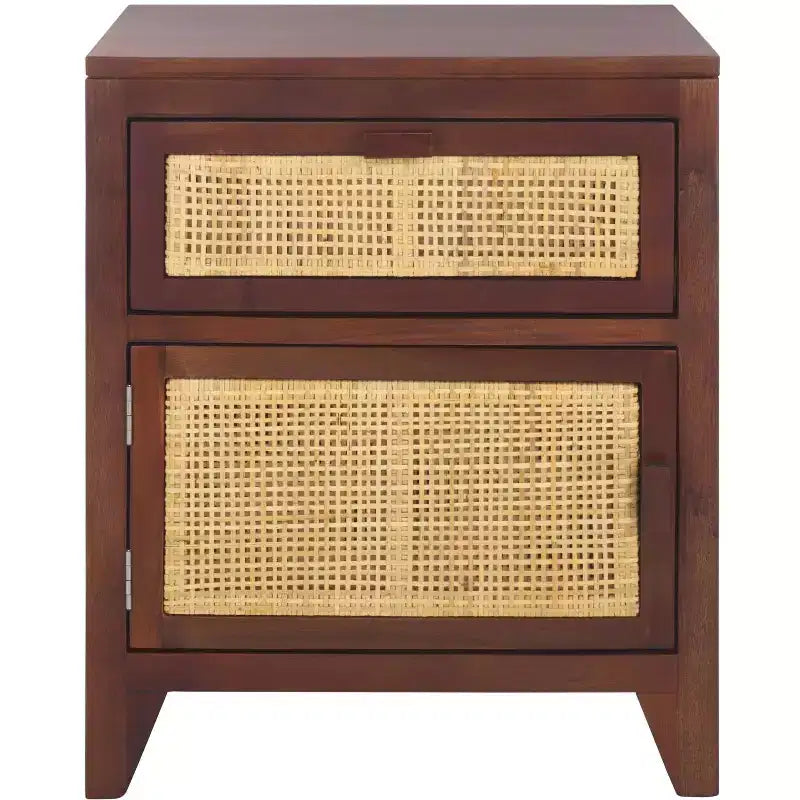 Table de chevet Devon à 1 tiroir et 1 porte - NST4002 - Safavieh