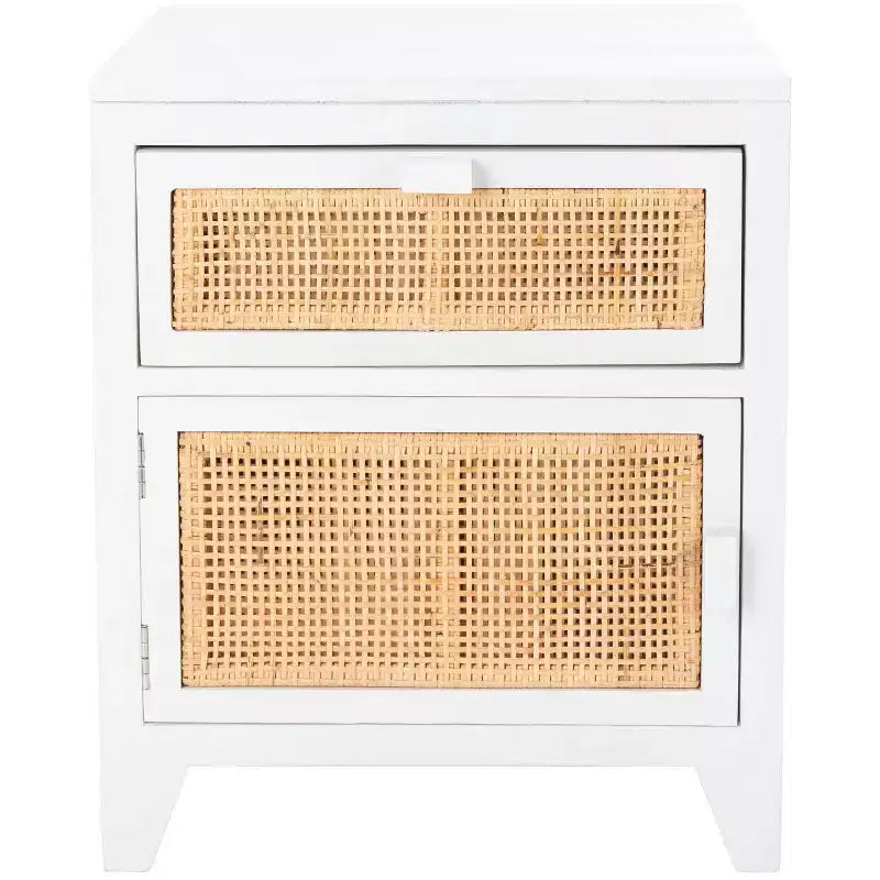 Table de chevet Devon à 1 tiroir et 1 porte - NST4002 - Safavieh