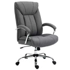 Chaise de bureau Vinsetto à dossier haut, Chaise de bureau d'ordinateur avec support lombaire et hauteur réglable