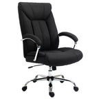 Chaise de bureau Vinsetto à dossier haut, Chaise de bureau d'ordinateur avec support lombaire et hauteur réglable
