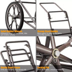 Costway Chariot de Transport de Gibier/Cerf Chariot à Équipement Utilitaire Accessoires de Chasse - 227 kg