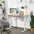 Bureau debout électrique Costway 48'' réglable en hauteur avec panneau de commande et port USB