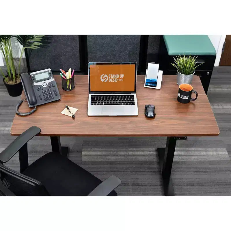 Bureau Debout Compact Électrique Programmable à Deux Niveaux Stand Up Desk Store (122 cm de Large)