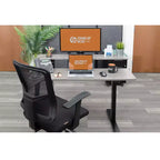 Bureau Debout Compact Électrique Programmable à Deux Niveaux Stand Up Desk Store (122 cm de Large)