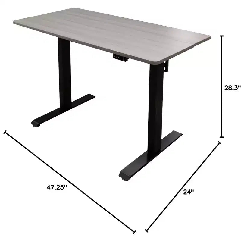 Bureau Debout Compact Électrique Programmable à Deux Niveaux Stand Up Desk Store (122 cm de Large)