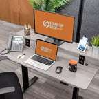 Bureau Debout Compact Électrique Programmable à Deux Niveaux Stand Up Desk Store (122 cm de Large)