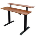 Bureau Debout Compact Électrique Programmable à Deux Niveaux Stand Up Desk Store (122 cm de Large)