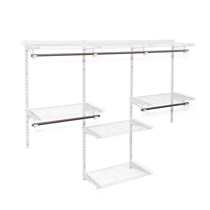 Costway Organisateur de placard mural réglable, en métal, personnalisable