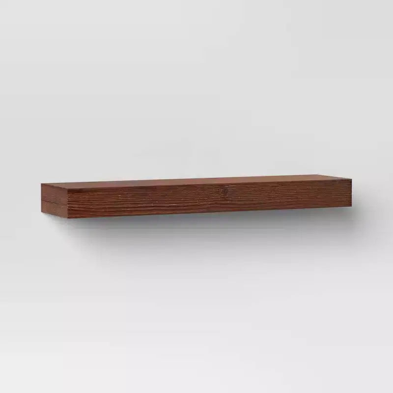 24 Floating Wood Shelf - Threshold