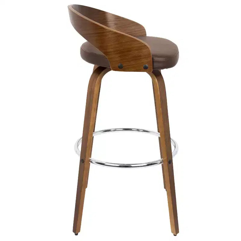 Lot de 2 tabourets de bar rembourrés Grotto - Lumisource