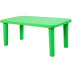 Costway Table portable en plastique pour enfants – Apprendre et jouer – Activité – École – Maison – Meuble vert