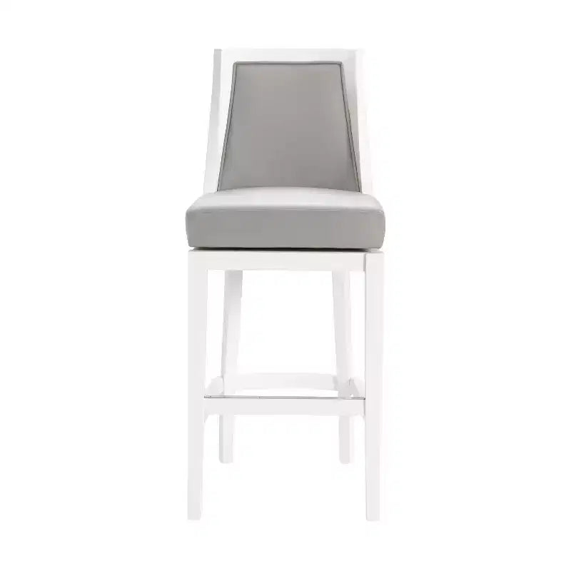 Lot de 2 tabourets de bar hauts Ellie avec dossier - Alaterre Furniture