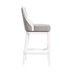 Lot de 2 tabourets de bar hauts Ellie avec dossier - Alaterre Furniture