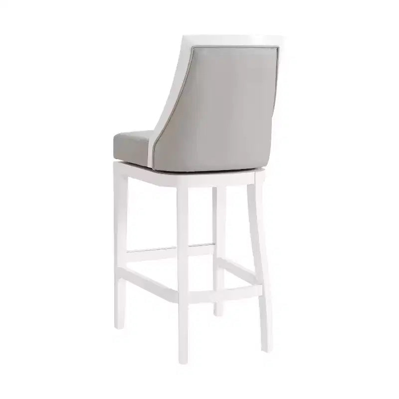 Lot de 2 tabourets de bar hauts Ellie avec dossier - Alaterre Furniture