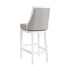 Lot de 2 tabourets de bar hauts Ellie avec dossier - Alaterre Furniture