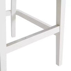 Lot de 2 tabourets de bar hauts Ellie avec dossier - Alaterre Furniture