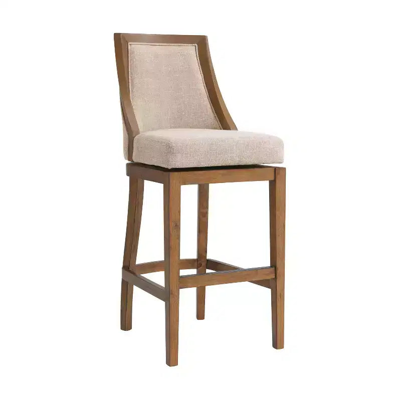 Lot de 2 tabourets de bar hauts Ellie avec dossier - Alaterre Furniture