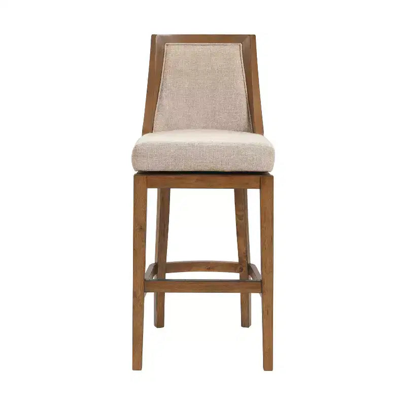 Lot de 2 tabourets de bar hauts Ellie avec dossier - Alaterre Furniture