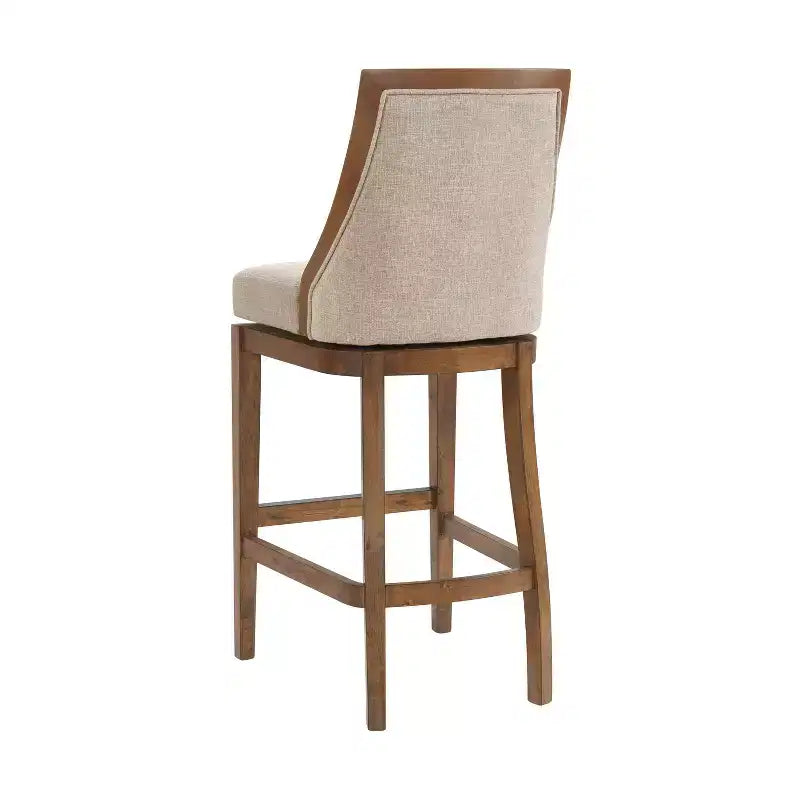 Lot de 2 tabourets de bar hauts Ellie avec dossier - Alaterre Furniture