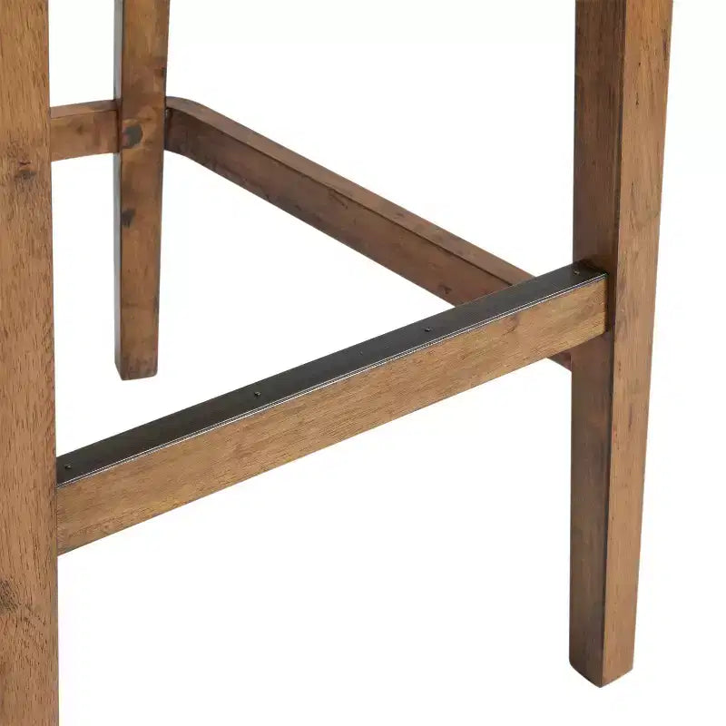 Lot de 2 tabourets de bar hauts Ellie avec dossier - Alaterre Furniture