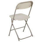 Chaise pliante en plastique Emma et Oliver de 295 kg, qualité supérieure, pour maison et événements (lot de 4)