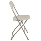 Chaise pliante en plastique Emma et Oliver de 295 kg, qualité supérieure, pour maison et événements (lot de 4)