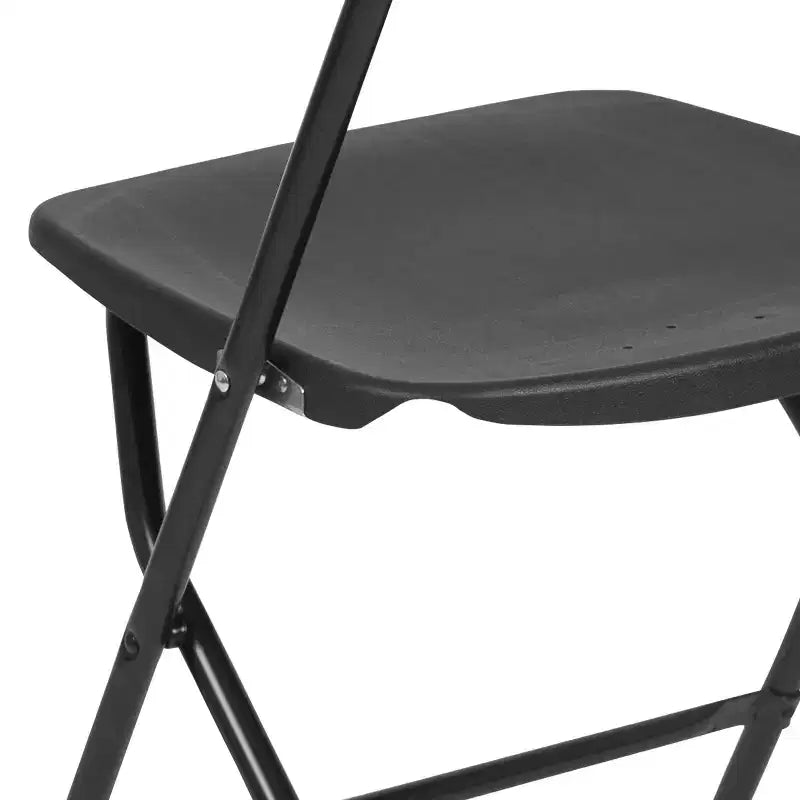 Chaise pliante en plastique Emma et Oliver de 295 kg, qualité supérieure, pour maison et événements (lot de 4)