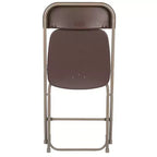 Chaise pliante en plastique Emma et Oliver de 295 kg, qualité supérieure, pour maison et événements (lot de 4)