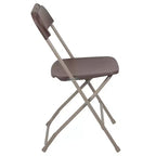 Chaise pliante en plastique Emma et Oliver de 295 kg, qualité supérieure, pour maison et événements (lot de 4)