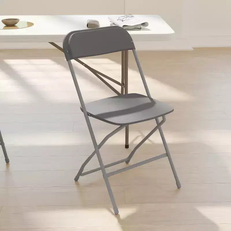 Chaise pliante en plastique Emma et Oliver de 295 kg, qualité supérieure, pour maison et événements (lot de 4)