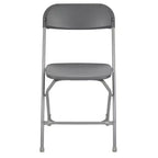 Chaise pliante en plastique Emma et Oliver de 295 kg, qualité supérieure, pour maison et événements (lot de 4)