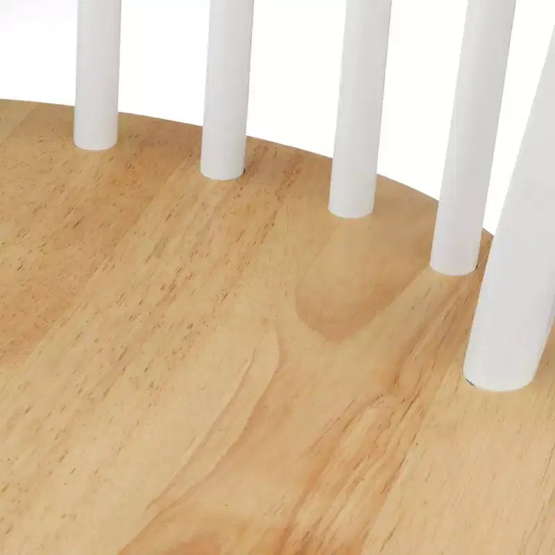 Lot de 2 chaises de salle à manger Windsor Buylateral en bois massif de style ferme à barreaux