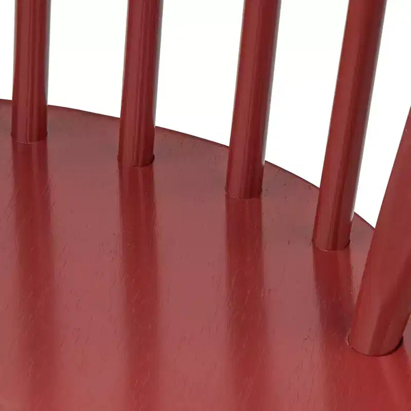 Lot de 2 chaises de salle à manger Windsor Buylateral en bois massif de style ferme à barreaux