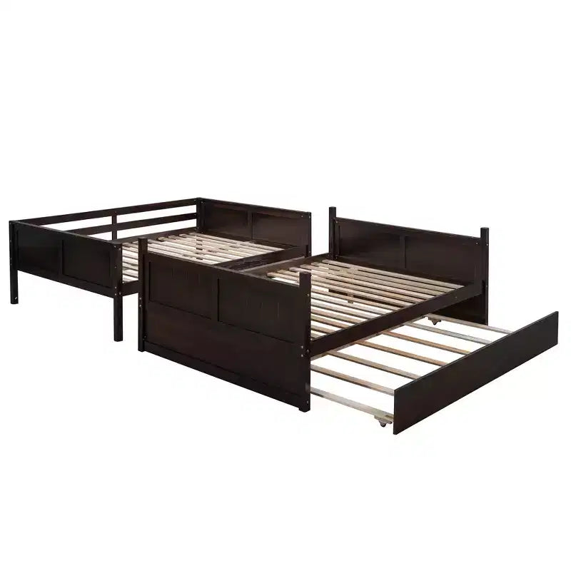 Lit superposé double avec lit gigogne double-ModernLuxe