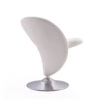 Ensemble de 2 fauteuils pivotants d'appoint Curl en mélange de laine - Manhattan Comfort
