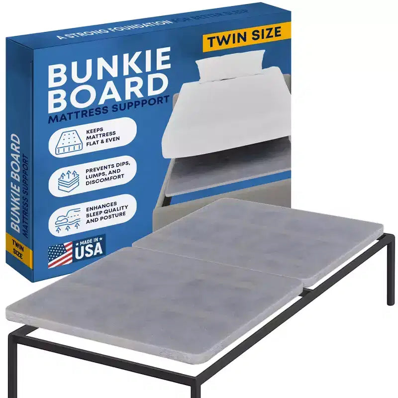Continental Sleep 1.5-Inch Split Fully Assembled Bunkie Board for Mattress/Bed Support