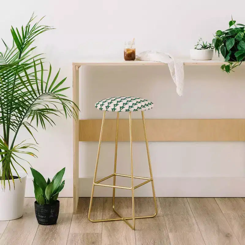 Tabouret de bar Maritza Lisa à motif floral rétro - Deny Designs
