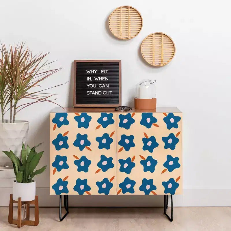 Crédence à fleurs de printemps originales Maritza Lisa - Deny Designs
