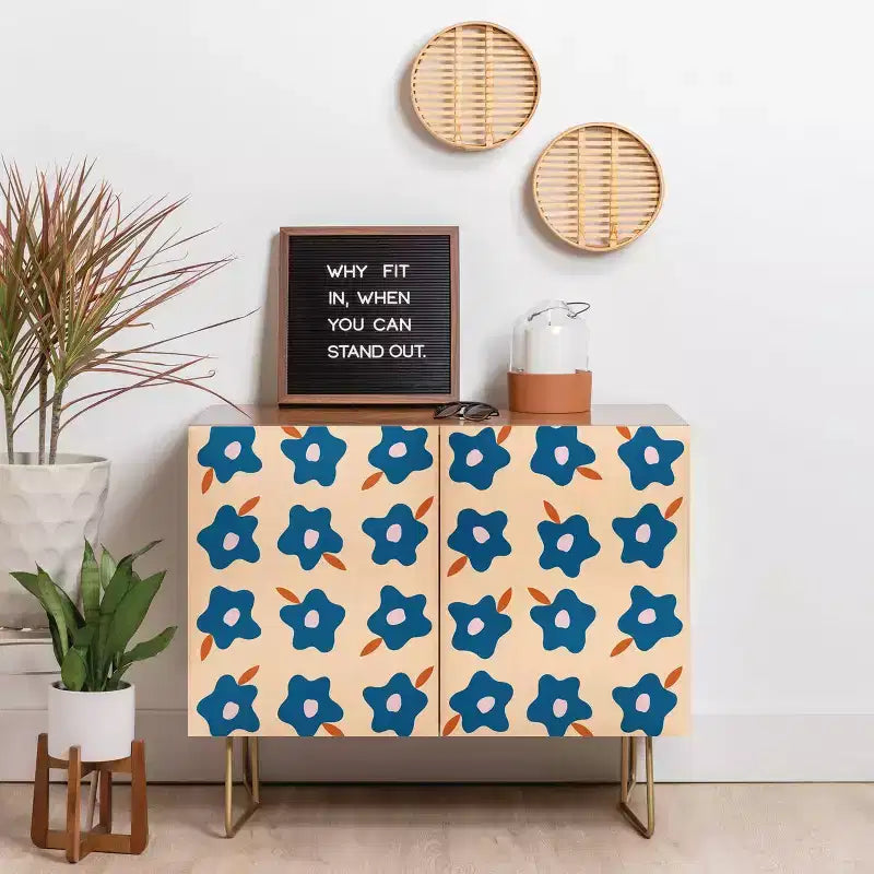 Crédence à fleurs de printemps originales Maritza Lisa - Deny Designs