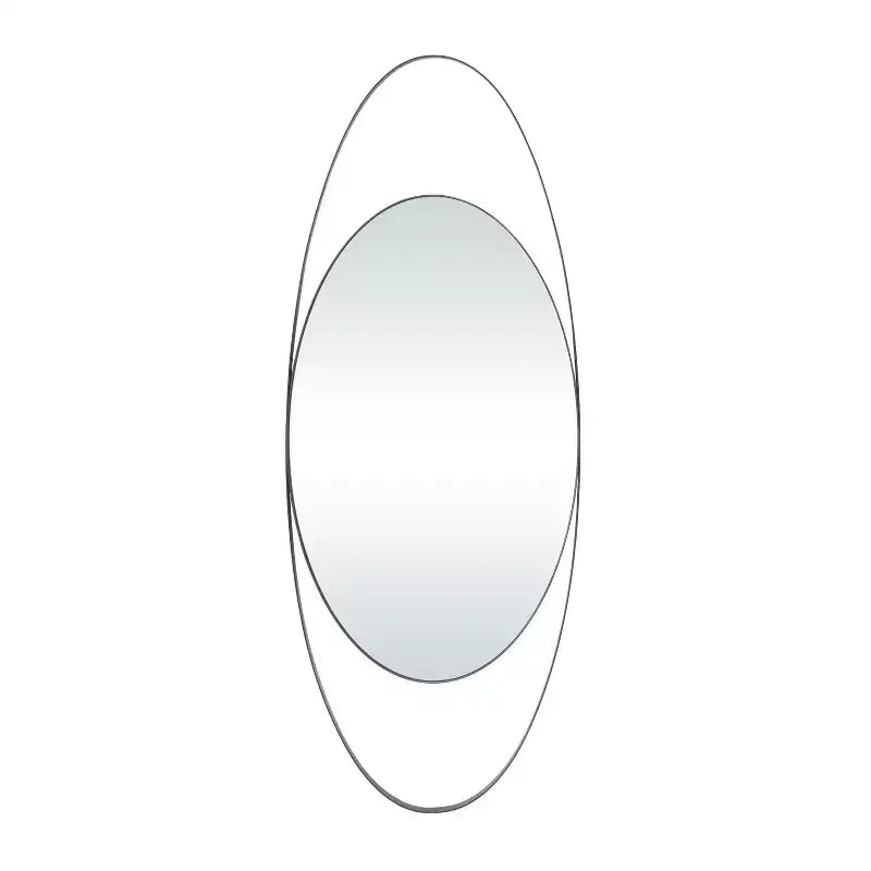 Miroir Mural Ovale en Métal - CosmoLiving by Cosmopolitan