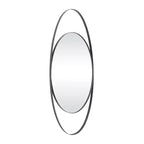 Miroir Mural Ovale en Métal - CosmoLiving by Cosmopolitan